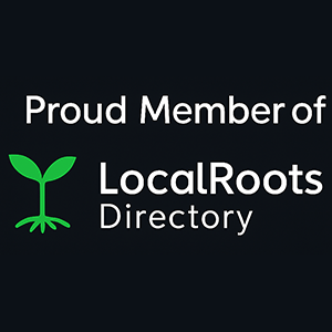 Proud Member of LocalRoots Directory &ndash; dark badge