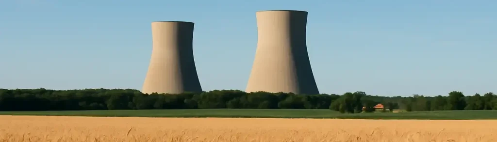 Byron, Illinois Cooling towers