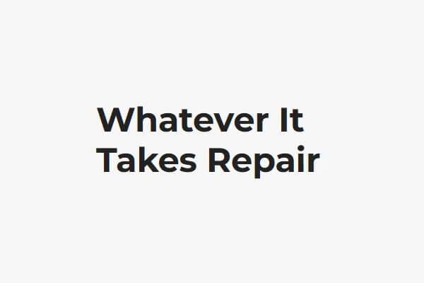 Whatever It Takes Repair